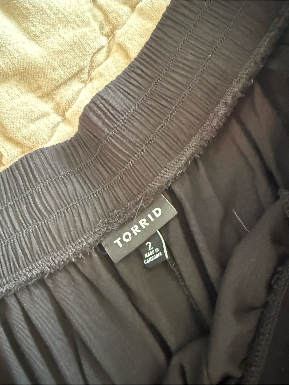 torrid Black Tiered Maxi Skirt with top- torrid size 2 - Picture 4 of 6
